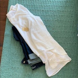 High low sheer shirt